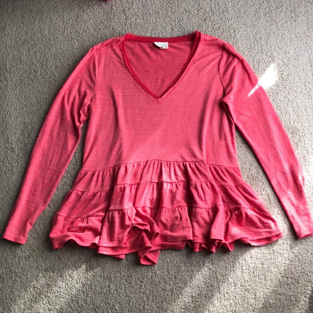 Deletta Peplum Top Anthropologie